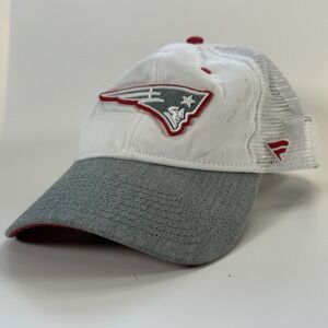 New‎ England Patriots Fanatics NFL ProLine Snapback Mesh Hat White Unstructured